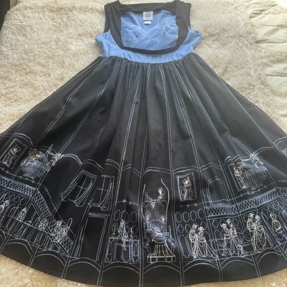 Disney Black and Lavender Midi Dress - Picture 4 of 10